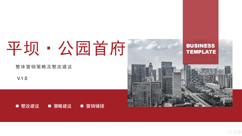 平坝公园首府项目整体营销策略及整改建议